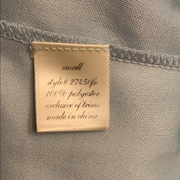 Ayla Sky Blue Dress with Lace Bell Sleeves - Picture 4 of 5